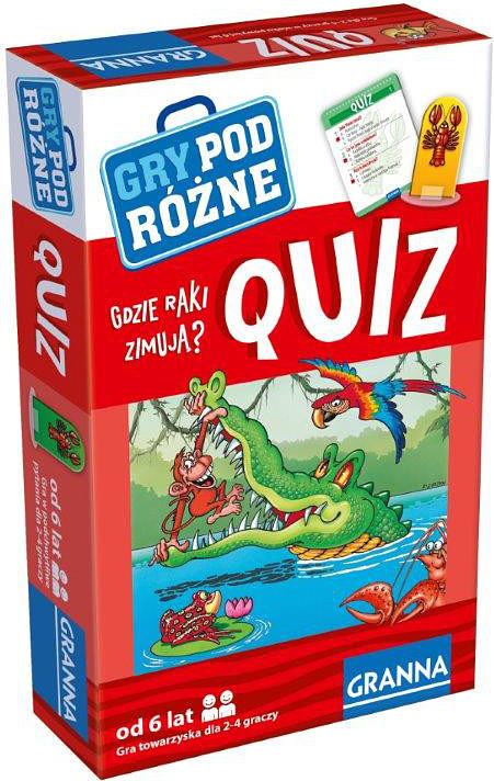 Quiz: Gdzie raki zimują - gra podróżna