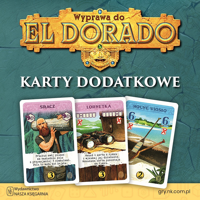Wyprawa do El Dorado: Karty dodatkowe
