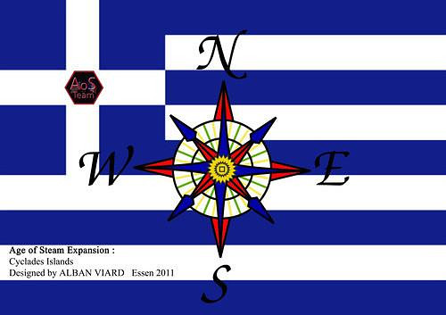 Age of Steam Expansion: Greece and Cyclades