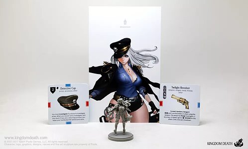 Kingdom Death: Monster – Detective Cap & Twilight Revolver