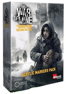 This War of Mine: The Board Game - Acrylic markers pack