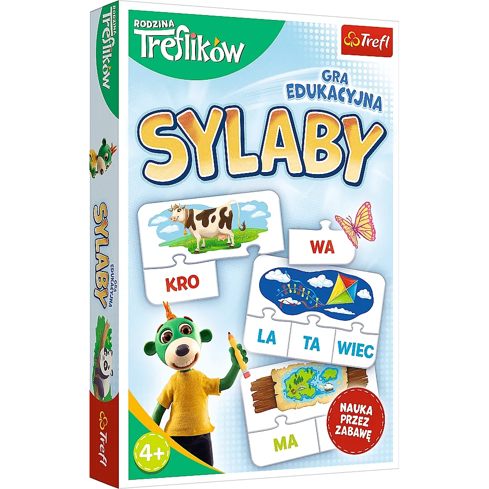 Gra edukacyjna: Sylaby (Rodzina Treflików)