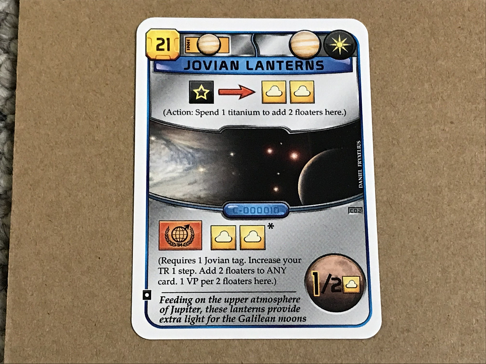 Terraforming Mars: Jovian Lanterns Promo Card