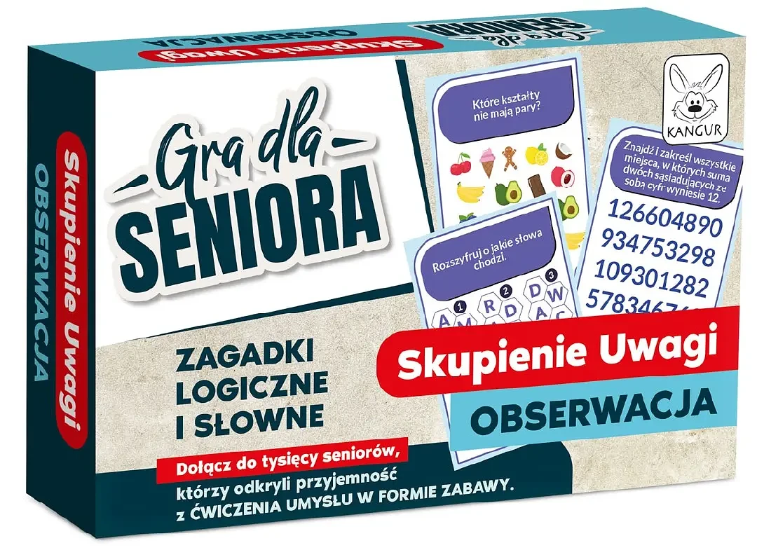 Gra dla seniora: Skupienie uwagi - Obserwacja
