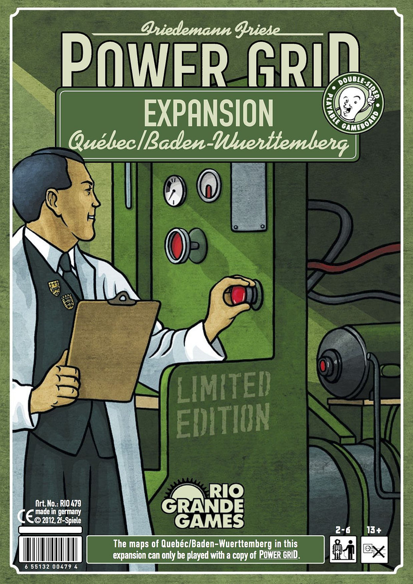 Power Grid: Quebec / Baden-Wurttemberg Expansion