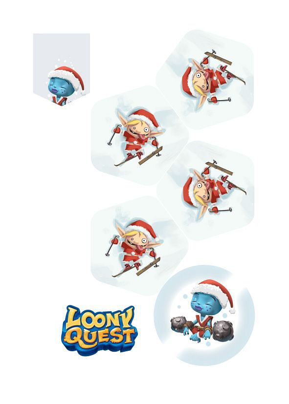 Loony Quest: Bonusplättchen Skier