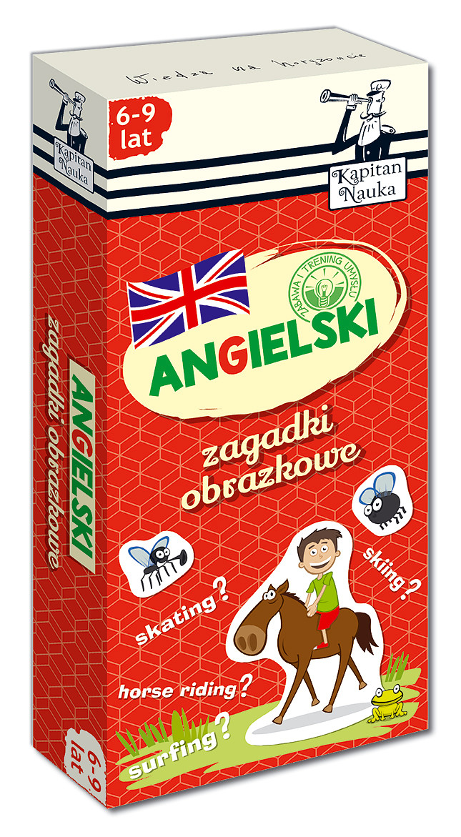 Zagadki obrazkowe: Angielski 6-9 lat
