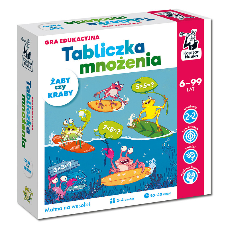 Tabliczka mnożenia: Żaby czy kraby