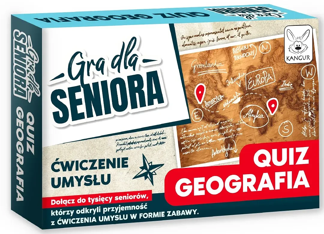 Gra dla seniora: Quiz geografia