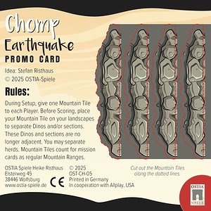 CHOMP: Earthquake Promo Card