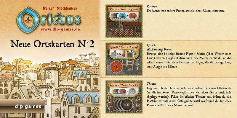 Orléans: Neue Ortskarten N°2