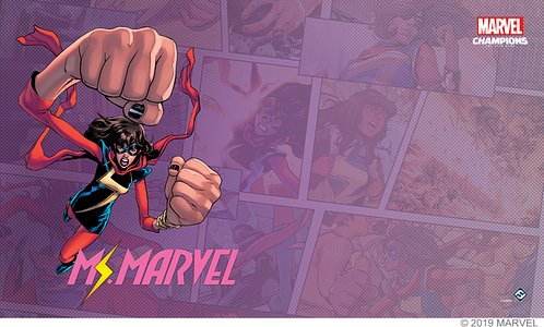 Marvel Champions: Ms. Marvel Game Mat