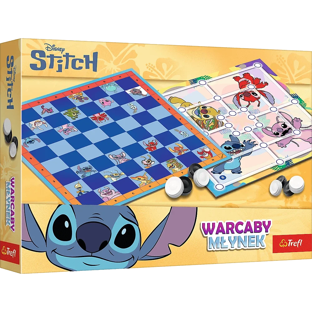 Warcaby i młynek: Lilo & Stitch