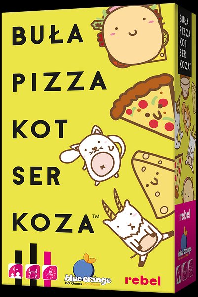 Buła, Pizza, Kot, Ser, Koza