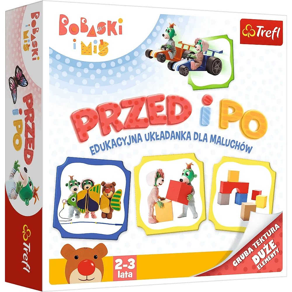 Bobaski i Miś: Przed i po