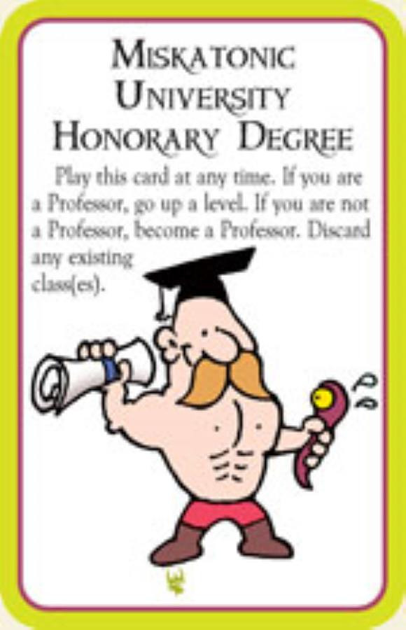 Munchkin: Miskatonic University Honorary Degree - karta promocyjna