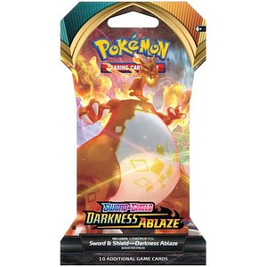 Pokemon TCG: Sword & Shield 3 Darkness Ablaze Booster Sleeved