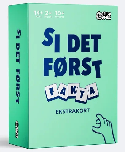 Say It First: Facts Extra Cards